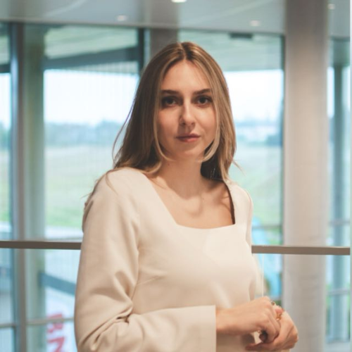 cream black typography loop brand logo